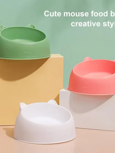 Hamster Food Water Bowl For Rabbit Guinea Pig Small Pets Feeder Dish Wear-resistant Pet Feeding Supplies accessory