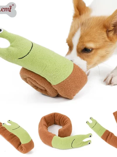 Snail Shaped Dog Cat Toys Pet Supplies Training Puzzles Sniffing Toys Food Mats For Small Medium Large Dogs Cats Play