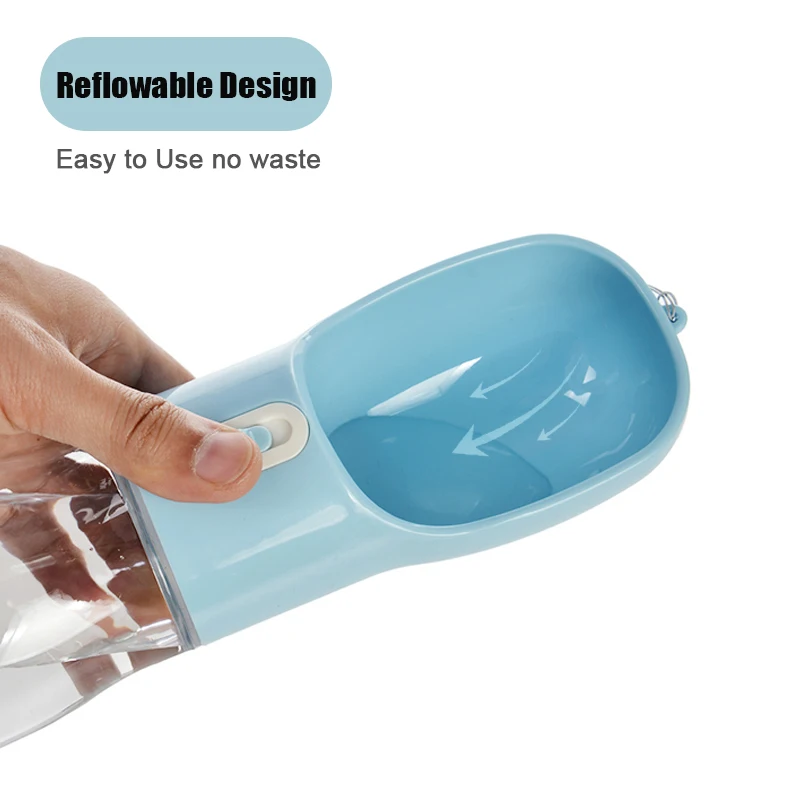 Portable Pet Dog Water Bottle For Small Big Dogs Cats Outdoor Travel Puppy Drinking Bowl Water Dispenser Chihuahua Pug Supplies - Image 4