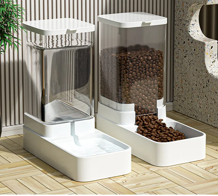 Automatic Cat Feeder & Water Dispenser with Gravity Food Storage Container for Cats and Dogs - Image 10